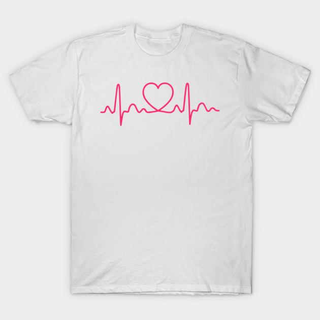 For Women Heartbeat Doctor Nurse Medical Tshirt T Shirt 90S Korean Style Tee 100% Cotton Picture Custom Round Collar