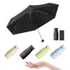 Moesora Folding Umbrella Parasol Plain Color Super Lightweight UV Cut 198g-200g Compact Ladies Folding Parasol Sun Protection For Both Rain and Shine