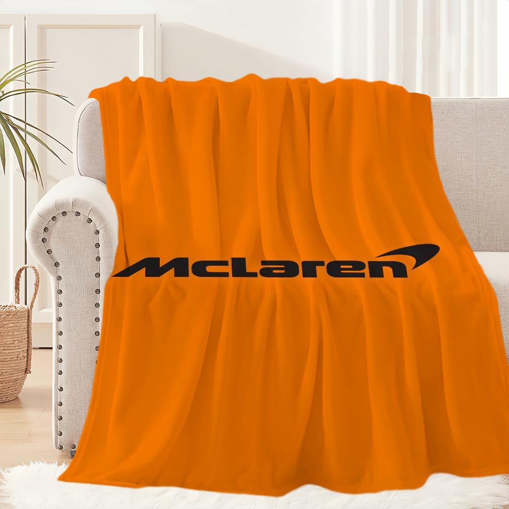 Модное Крутое Логотип Плед Плюшевый Дневной Сон Диван Коврик для M-McLarenES Гостиная Теплый Офис Спальня День Рождения Дом Путешествия Детские Подарки