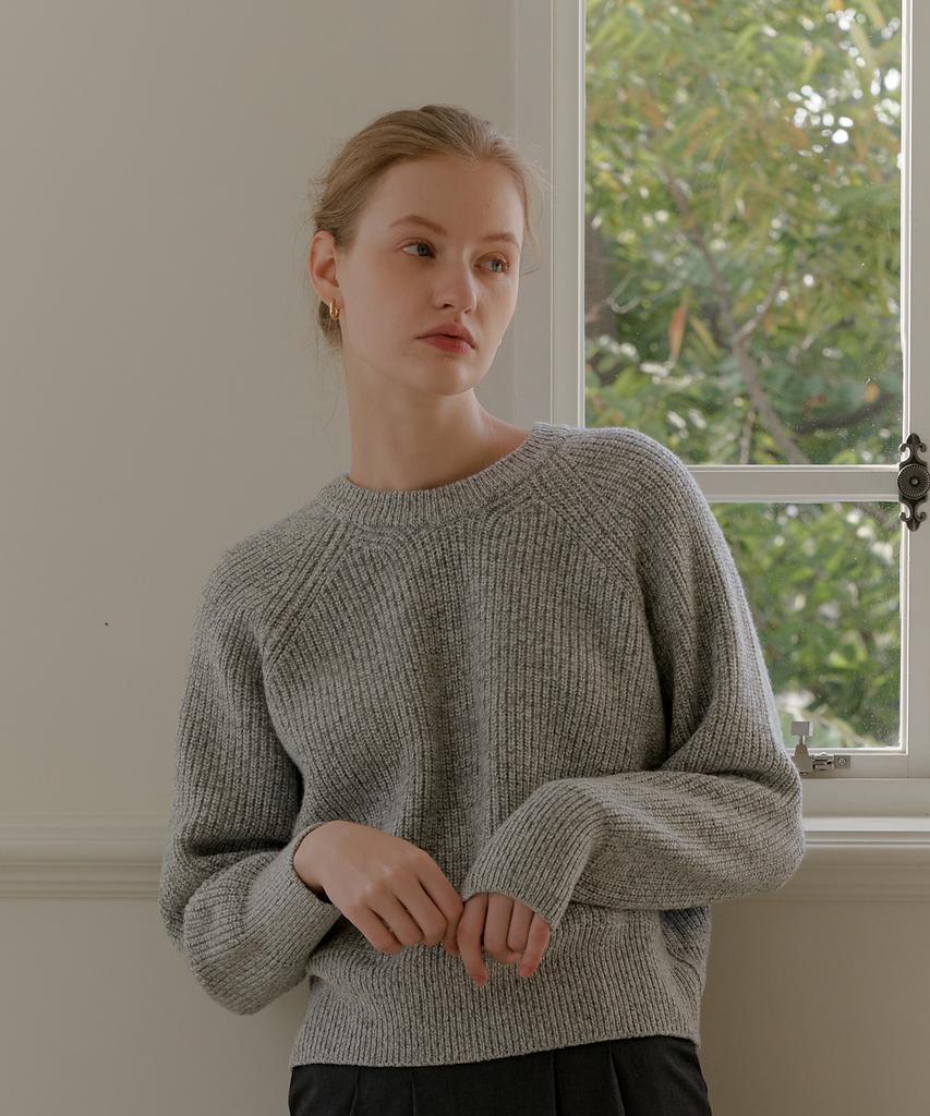 YUPPE Mix Wool Knit_Gray