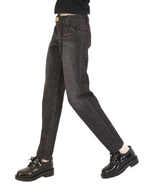 Совместимые с MDD джинсы-бойфренды Okayama Processing Black KOJIMA Processing Jeans Processing Low Rise Roll Up Stretch Denim Vintage Processing 40 см Doll