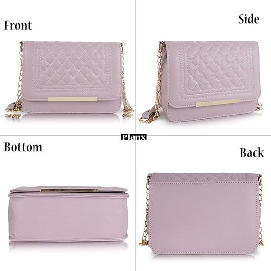 Повседневная сумка-слинг/ручная сумка PLANX из синтетической кожи для женщин и девочек.