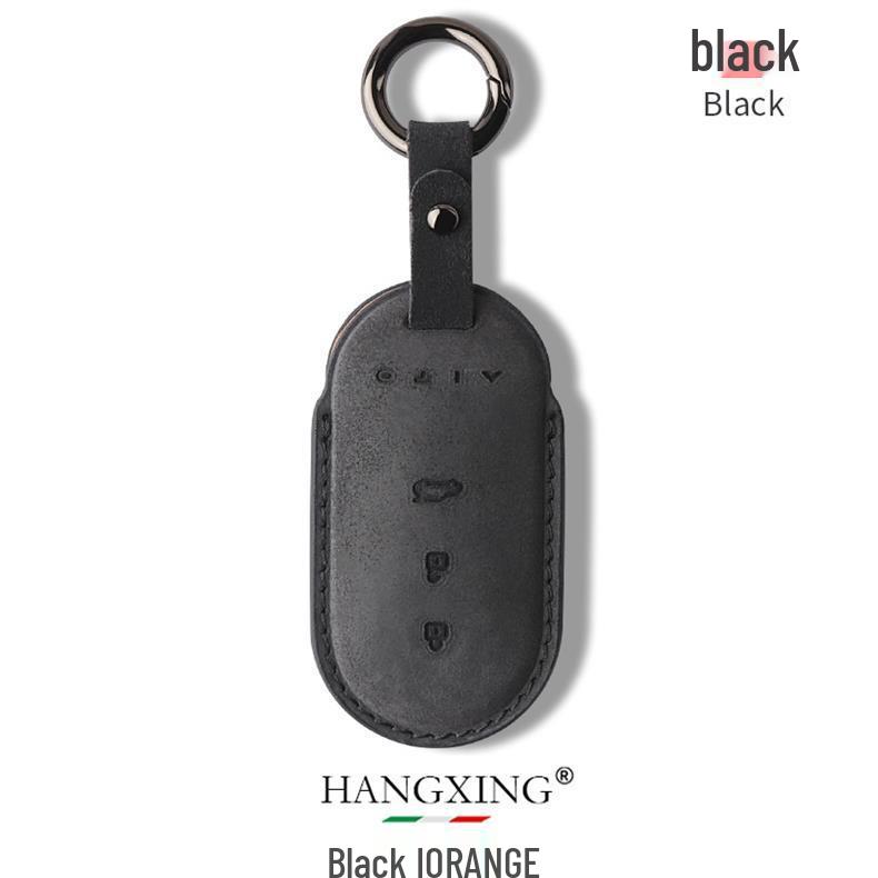 Suede Key Case for AITO Huawei M5/M7 - EV Accessory Shell with Buckle