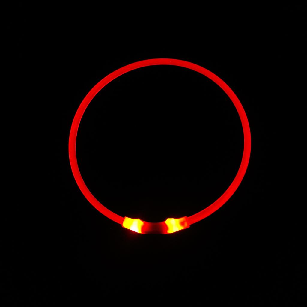 LED Dog Collar Light USB Rechargeable Glow Pet Dog Collar For Night Security