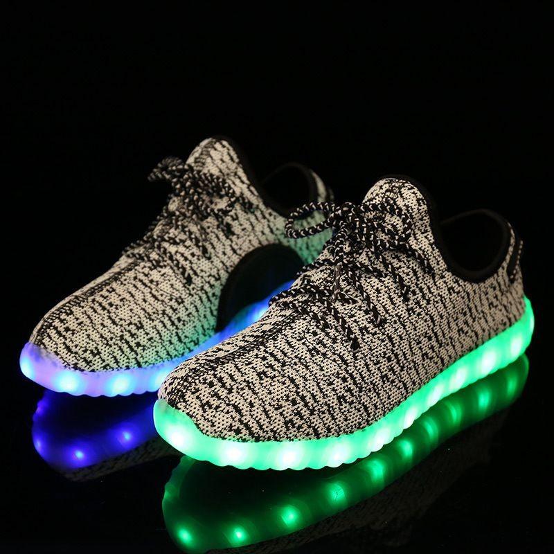 Luminous Sneakers Led Usb Charge Children Low Cut Shoes Fashion Casual Gift