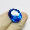 Natural Blue Sapphire Loose Gemstone 18.15 ct Oval Cut September Birthstone for Gem Collections