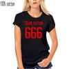 Забавная футболка для мужчин, новинка, женская футболка Team satan 666, футболка с потертостями в стиле ретро, ​​винтажный вид