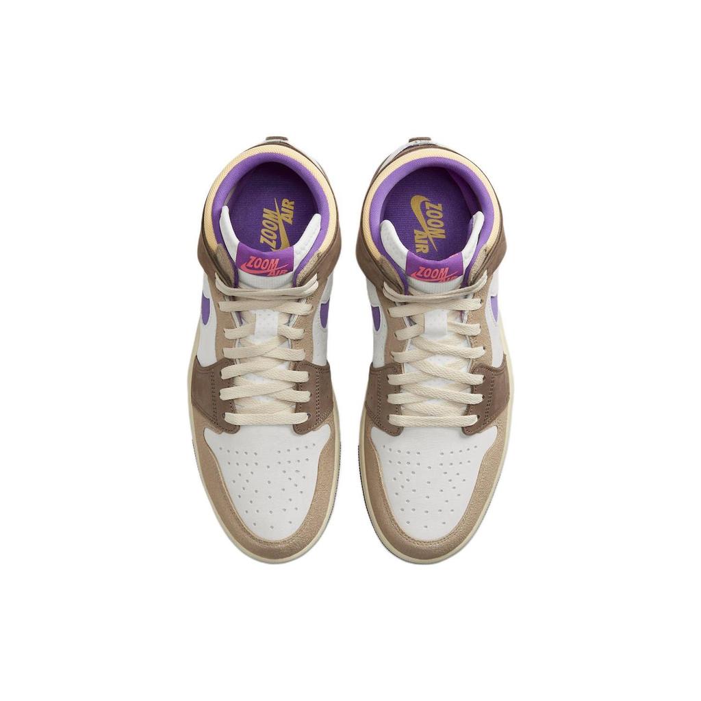 Мужские кроссовки Air Jordan 1 High Zoom Comfort 2 Palomino коричневые Wild-Berry Desert DV1307-205