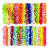 Premium Polyester Flower Necklace With Colorfast Design Festival Party Essential Cultural Roleplay Accessory
