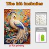 Pearl Painting 5D DIY Peacock Pearl Gemstone Art Diamond Painting Kit for Adults/Beginners Gift Ideas Home Decor Wall Art Craft