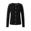Golf Series Fashionable Button-Down Cardigan Women Knitwear Deep-Black A11W525405F-BK