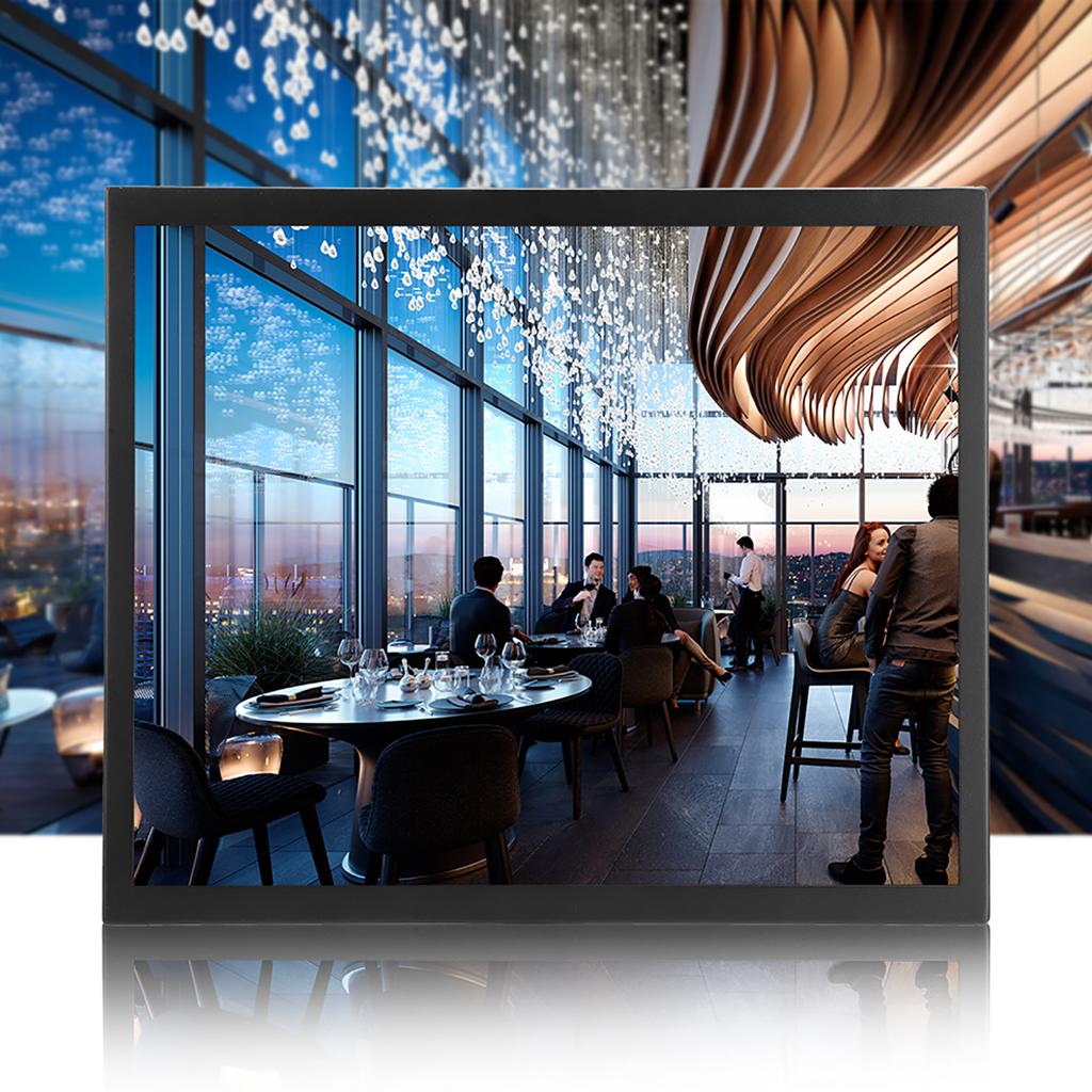 17-дюймовый многоточечный емкостный сенсорный экран 1280x1024 4:3 Встроенный промышленный монитор