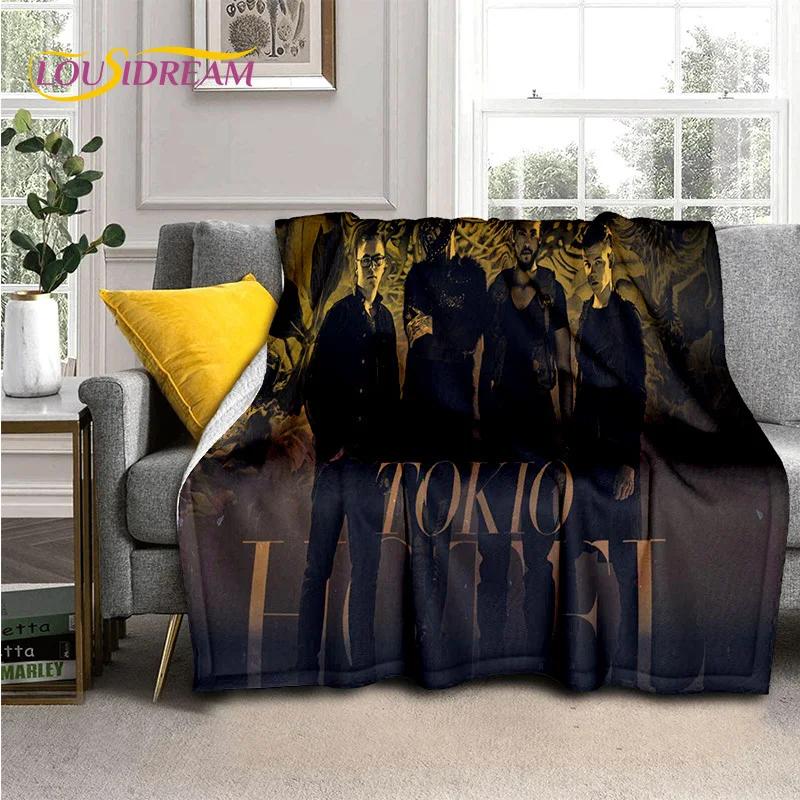 Rock Band Tokio Hotel Билл Каулитц Мягкое фланелевое одеяло для кровати, спальни, дивана, пикника, Плед для укрытия, активного отдыха на природе, подарок