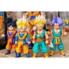 4 шт./комплект 18-20 см Средний размер Фигурка Dragon Ball Супер Сайян Сон Гоку Транкс Трункс Готен Фигурка Модель Куклы