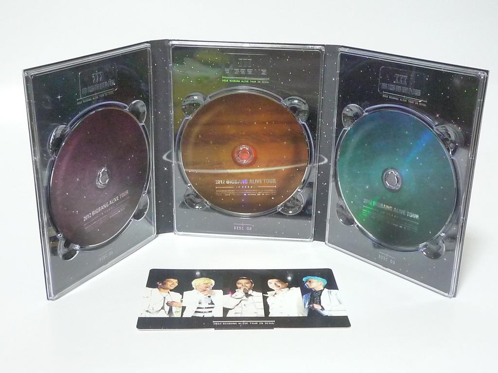 2012 BIGBANG ALIVE TOUR В СЕУЛЕ (Набор из 3 DVD) Ограниченное издание первой прессы