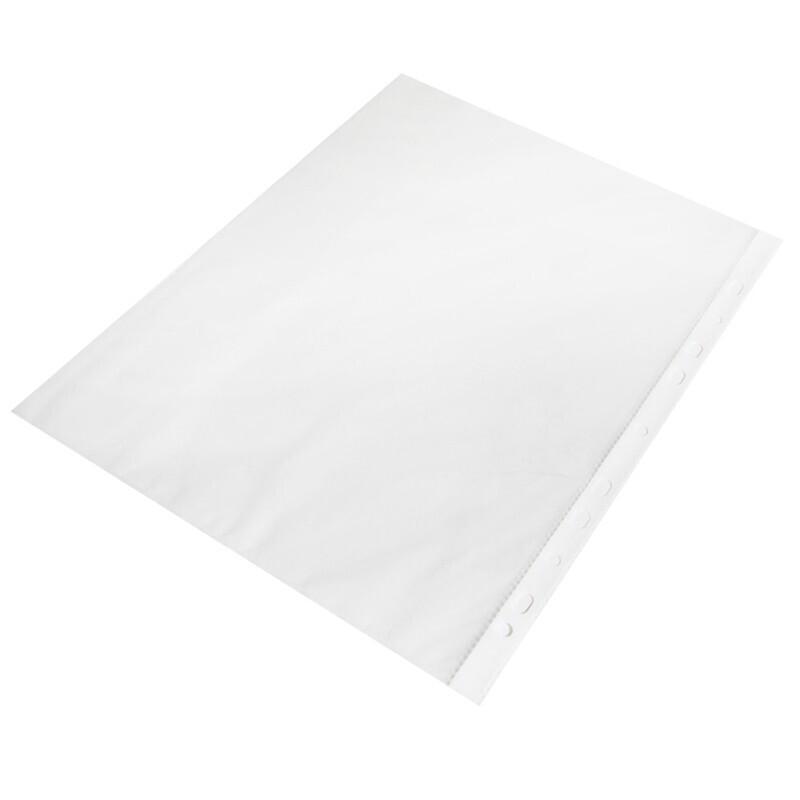 Deli A4 11-Hole Punched Pockets (100 Pack)