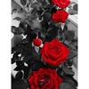 5D Алмазная картина Цветочная вышивка крестиком Красная роза Ручная алмазная вышивка