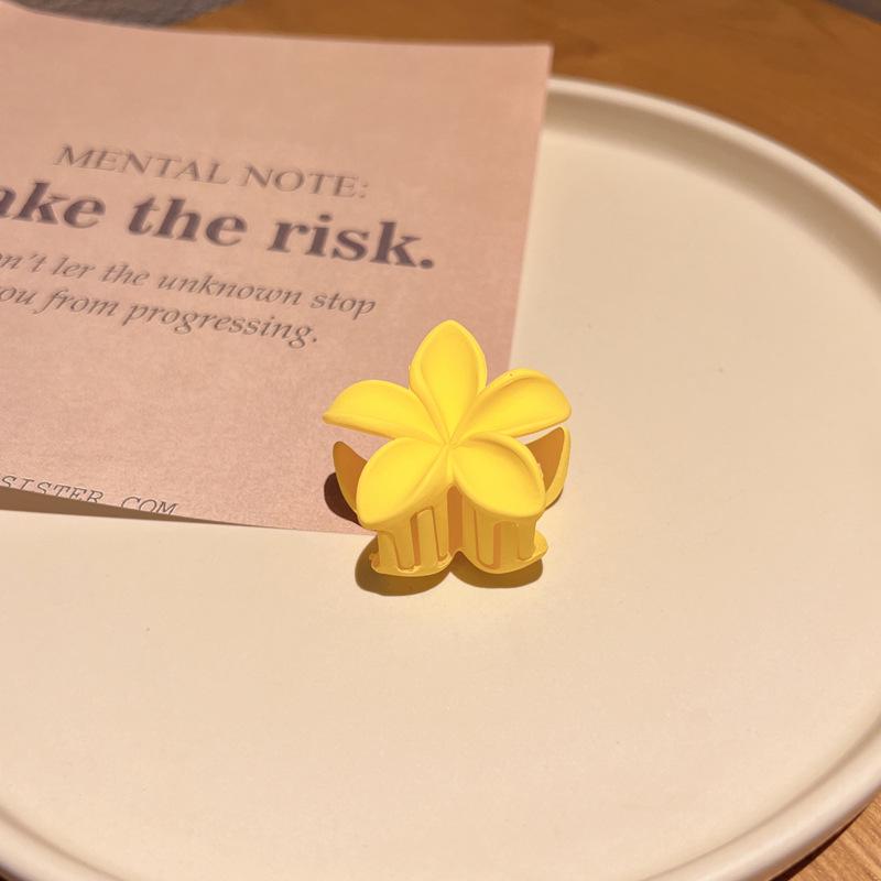 Plumeria Candy Color Fairy Hair Clip - Elegant Shark Clip Accessory