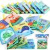 Three-Dimensional Baby Cloth Book Early Education Toy 4 Pages 8 Sides Palm Book Forest Animals English Cognition Baby Cloth Book