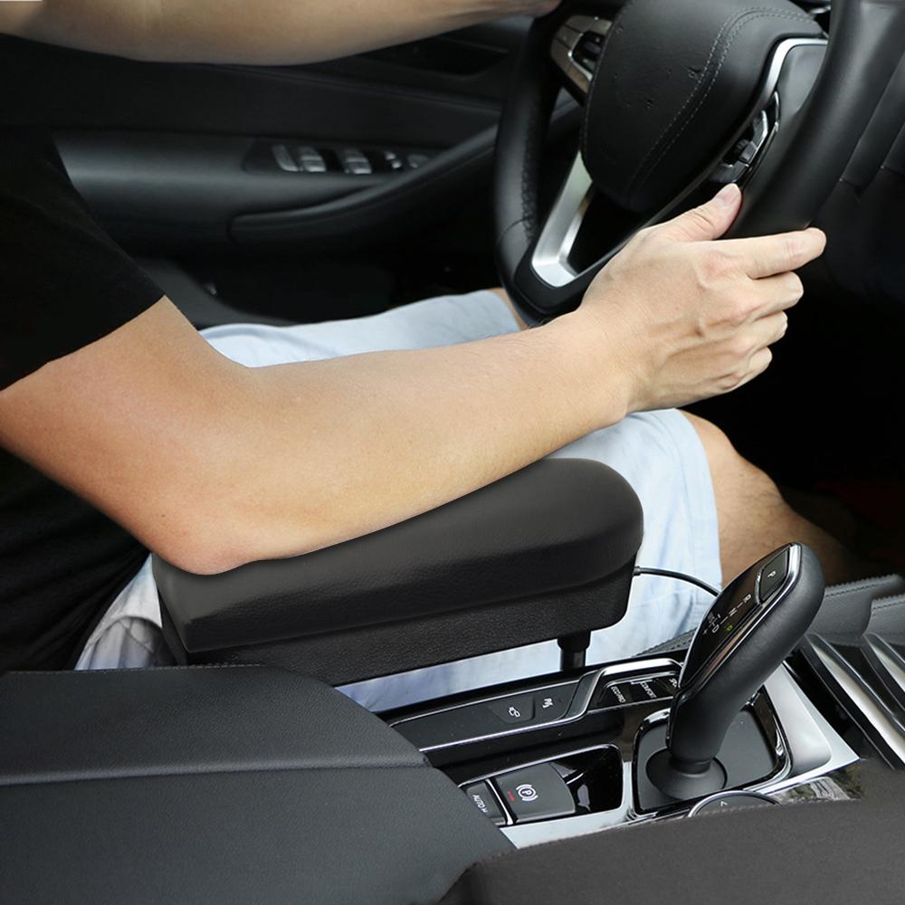 Leather Seat For Ibiza 6J 2009 2010 2011 2012 2013 2014 2015 2016 Car Center Console Armrest Cover Latch Lid Protector Cap