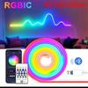Gifts 60/100/200cm RGB Neon LED Rope Lights Waterproof Control Flexible LED Diode Home Decor Smart Colorful Neon Light Strip
