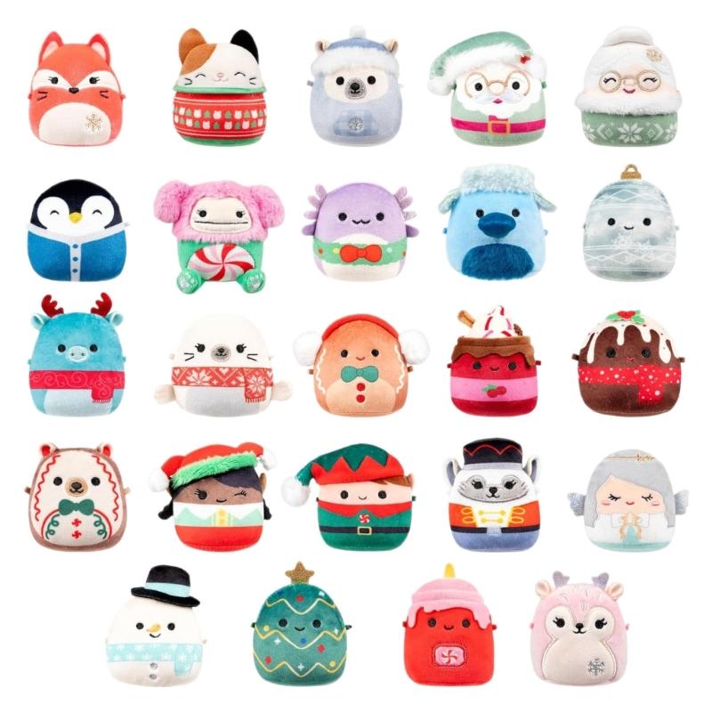 Рождественский календарь обратного отсчета 24 дня Сюрприз Игрушка Праздничный подарочный набор для детей Фестиваль Рождественский подарок