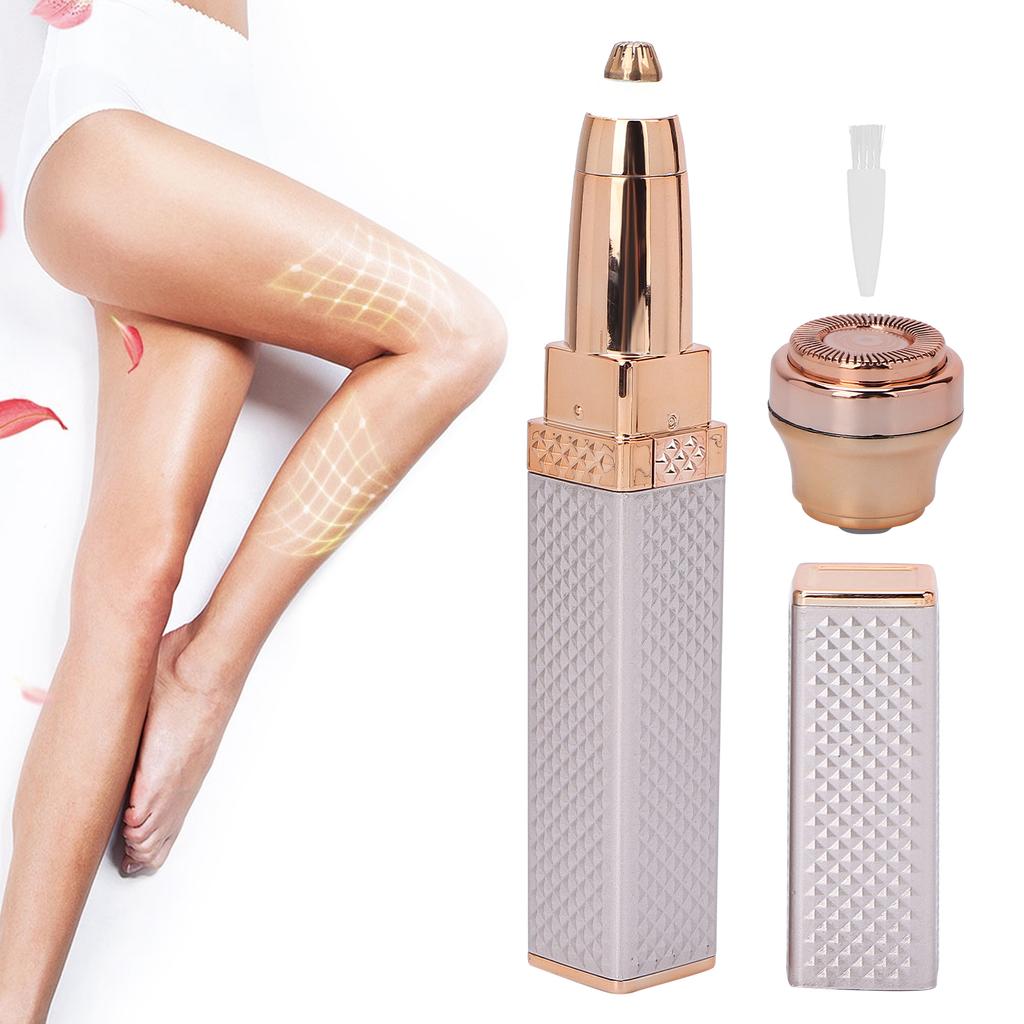 Женский электрический триммер для бровей 2 в 1, перезаряжаемая бритва для губ, устройство для удаления волос на лице