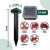 2 Pack Solar Mole Repellent - Snake Repellent - Weatherproof for Mole, Snake, Vole, Gopher and Other Animals