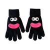 Ladies' Funny Gloves, Warm And Cute Cartoon Sausage Mouth, Leakage Finger, Split Finger, Fleece Gloves