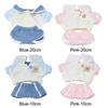 Change Dressing Game Dollhouse Accessories Sweater Short For 10/20cm Doll Dolls Lapel Hoodies Set