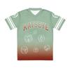KATSEYE Jersey Football Tee The WildWorld Tour 2026 Tshirts V-neck Short Sleeve Loose Summer T-shirt Unisex Streetwear Print Top