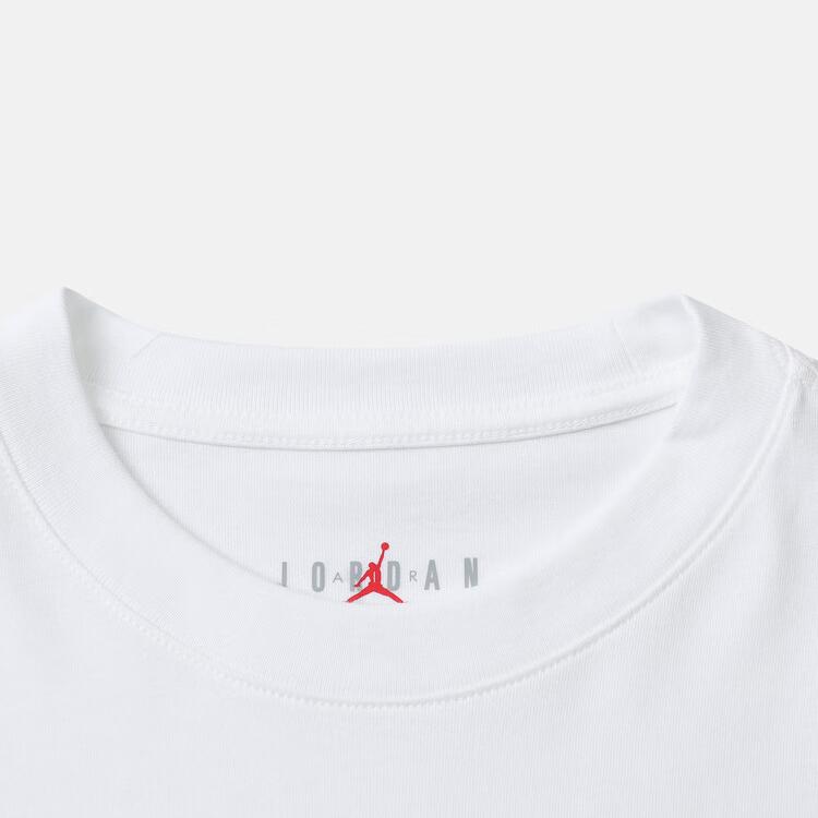 Jordan Animal Pattern Loose Fit Crew Neck Short Sleeve T-Shirt Men tops White IF0786-100