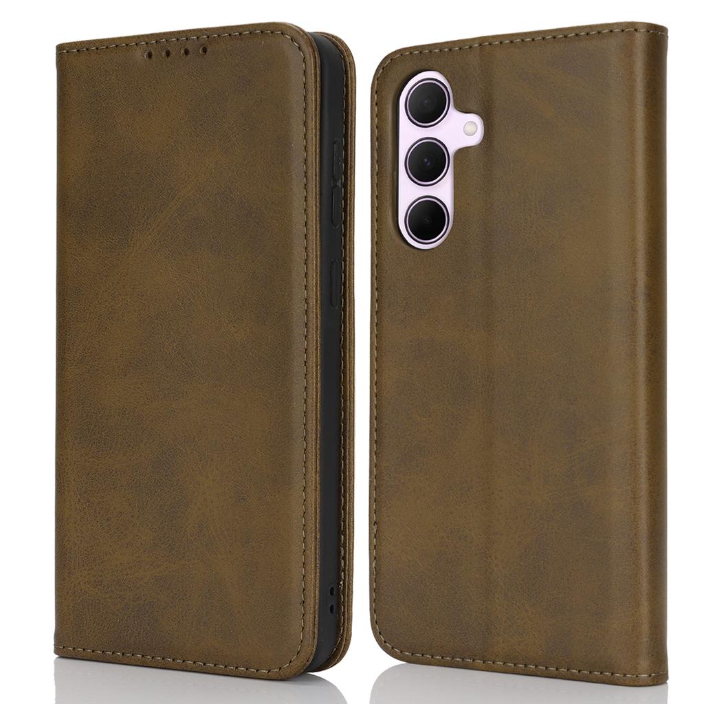 For Samsung Galaxy A56 5G/A36 5G Case PU Leather Calf Textured Magnetic Closing Smart Phone Cover