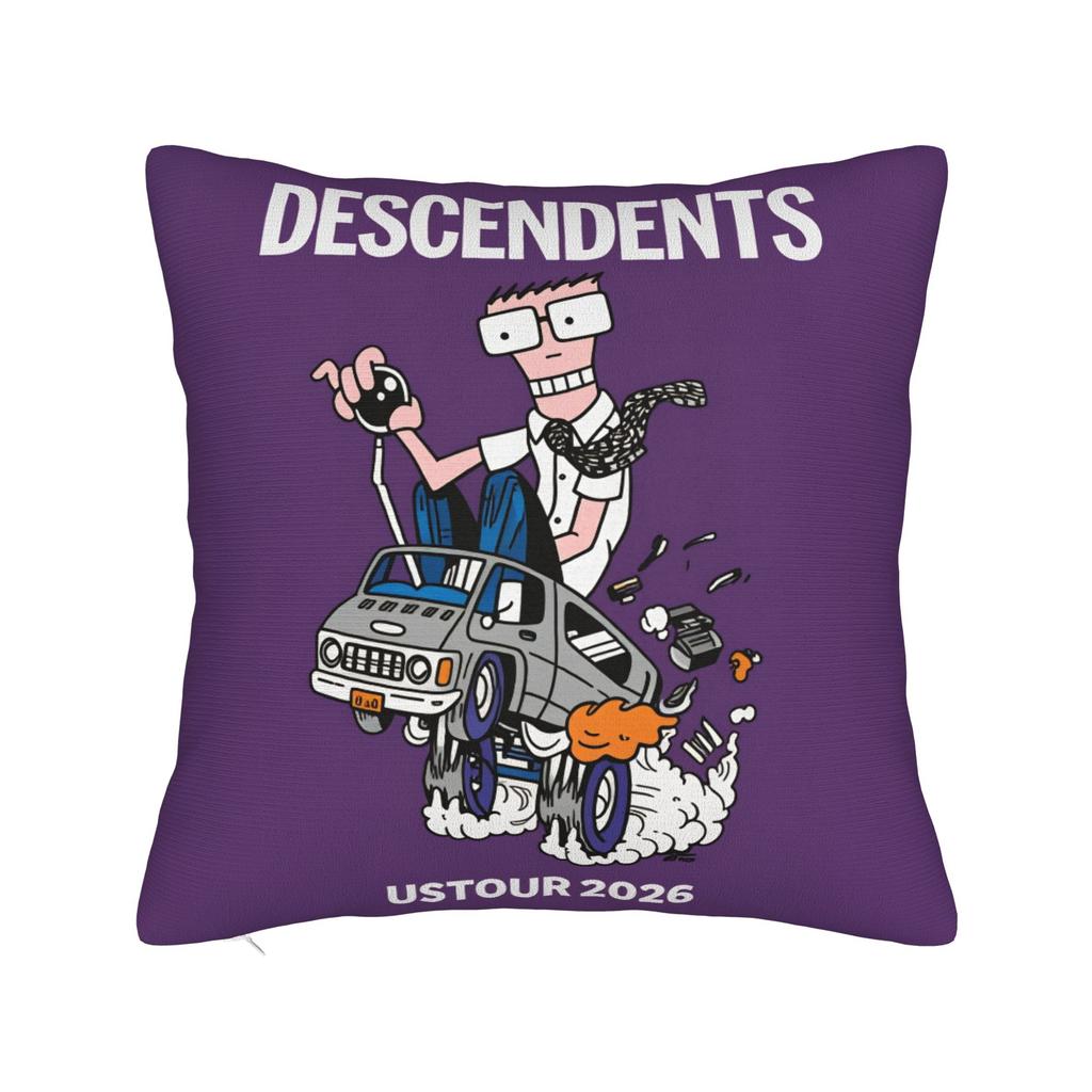Descendents Milo Goes To College Pillow Case Square Pillow Cover For Living Room Sofa Funny Pillowcases
