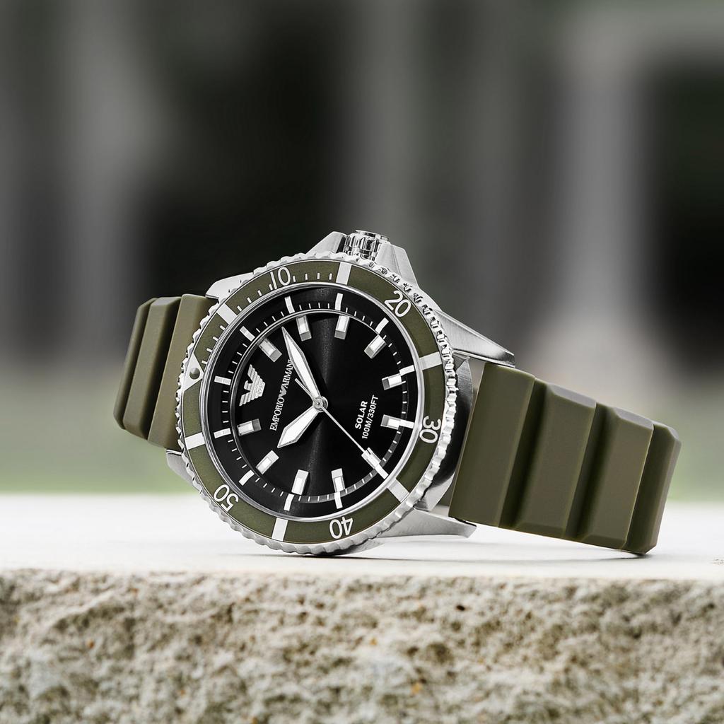 Emporio Armani Мировой Исследователь AR11699 Зеленые Часы Мужские