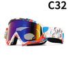 Motorcycle Goggles Water Transfer Off-road Outdoor Riding Sports Glasses Ski Goggles Windproof Glasses