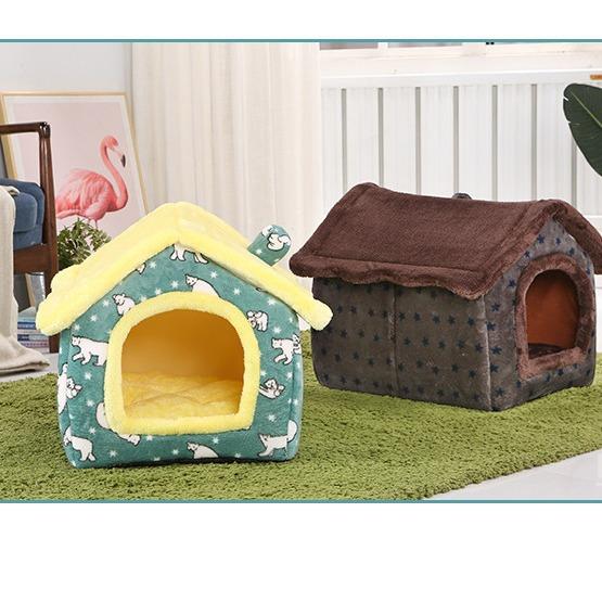 Собачья будка, кошачий домик, тип дома, универсальный для всех сезонов, теплый зимой, съемный и моющийся матрас для маленьких собак, товары для животных