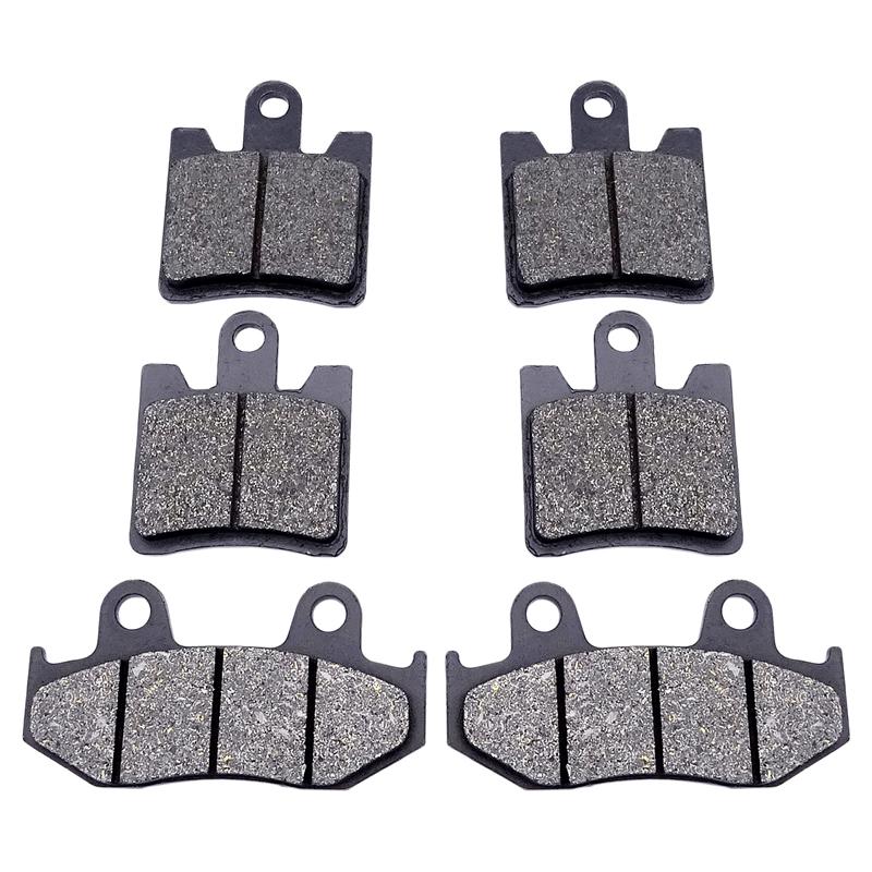 1 Set Motorcycle Front and Rear Brake Pads Discs Kit for Suzuki AN250 AN250SS AN400 AN400SS Burgman Skywave 1998-2006