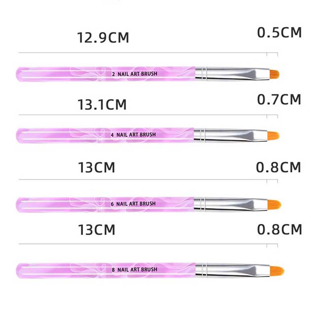 Инструмент УФ-гель для наращивания УФ-геля Кисть для дизайна ногтей Ручка для точек на ногтях Ручка для подводки ногтей Ручка для рисования ногтей