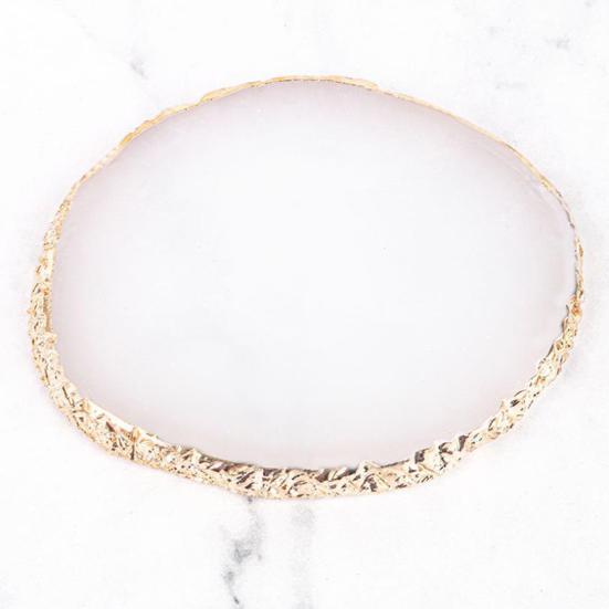 Yousheng Resin Nail Art Palette Safe Stylish Eco-friendly Portable Nail Mixing Tray for Easy Gel Color Display