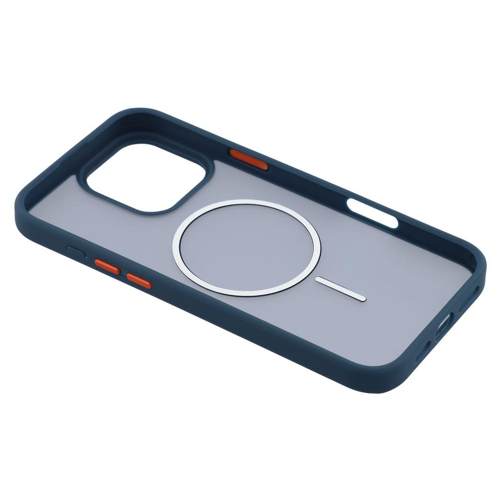 For iPhone 16 Pro Magnetic Case Skin Touch TPU+PC Phone Back Cover