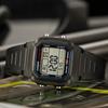 Casio Серия YOUTH - силиконовый маленький квадрат, десятилетний поток энергии, ЖК-дисплей, маленький квадратный циферблат, кварцевый механизм, полимерный ремешок, японский и корейский W-800H-1A
