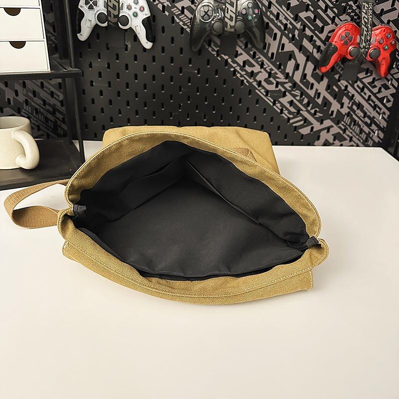Casual Canvas Backpack Large-capacity Single-shoulder Bag Backpack and Schoolbag