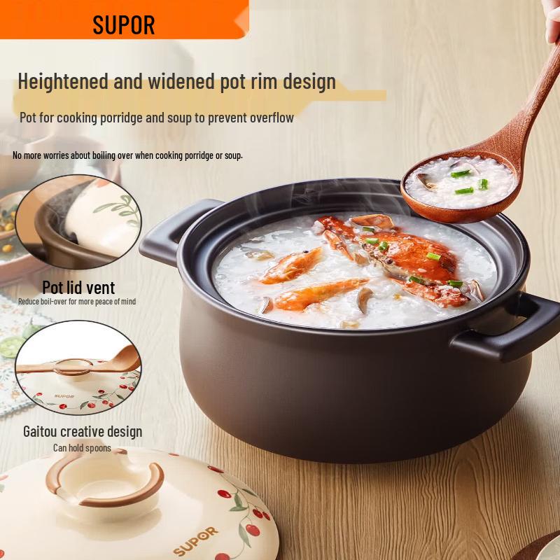Supor Ceramic Claypot for Stewing and Soup