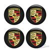 AAX1 4pcs 20mm Car Door Keyhole Lock Protection Sticker Accessories For Porsche Panamera Cayenne 911 718 Macan Carrera-GT 944 Sticker