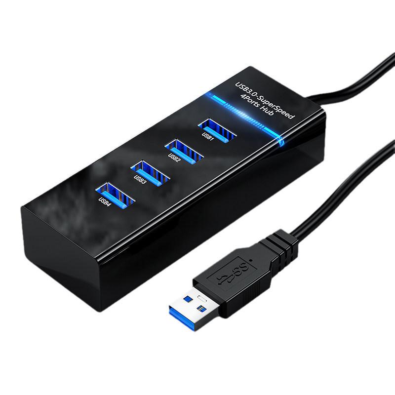 USB 3.0 Hub Splitter: 4-Port Expansion for Laptop, Mouse, Flash Drive