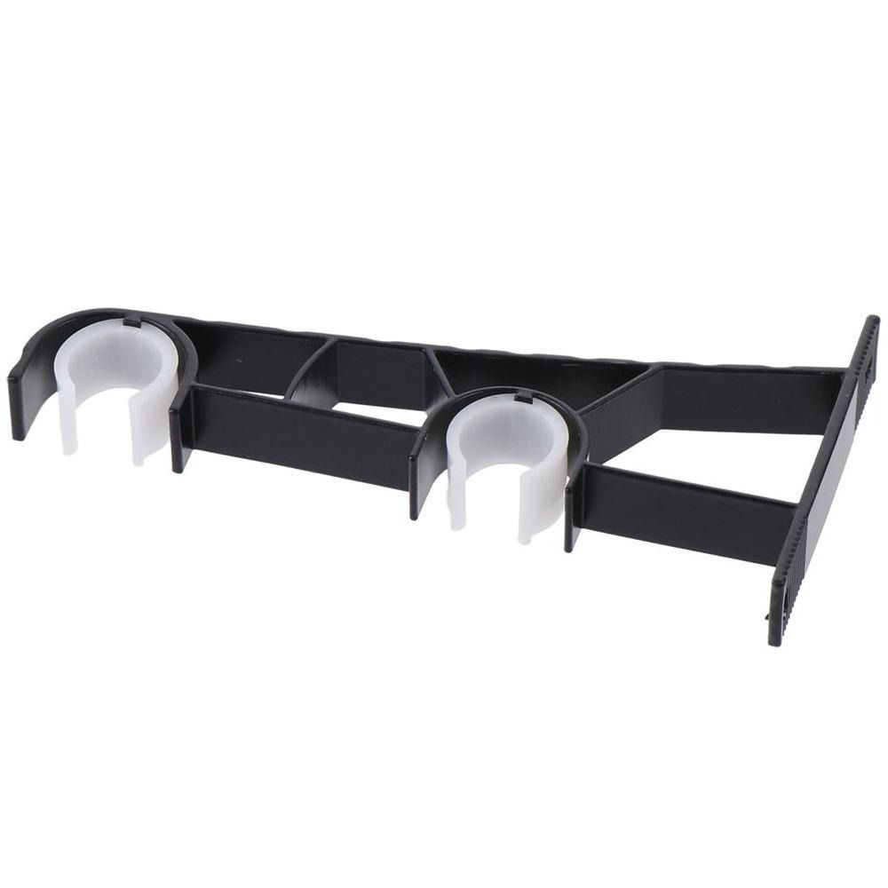 Черные держатели для карнизов для штор из алюминиевого сплава, настенные вешалки для штор, ванная комната