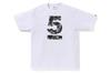 A BATHING APE COMME des GARCONS OSAKA Футболка в честь 5-летия Белая