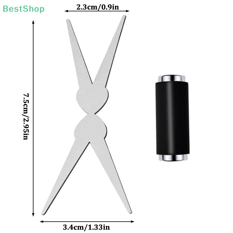 Dual Ended French Cat Eye Magnet Tool Y-Shaped Plate Magnetic Auxiliary Tool Gel Polish Magnet Rod Tool