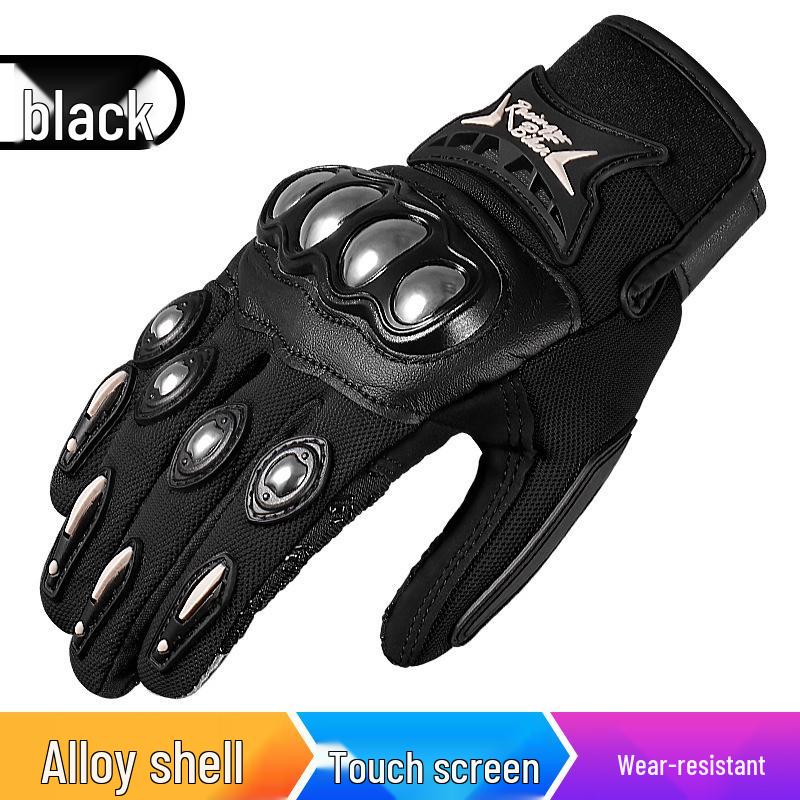 Дышащие мотоциклетные перчатки: Половина и полные пальцы, защита от падений, защита от солнца для летней езды